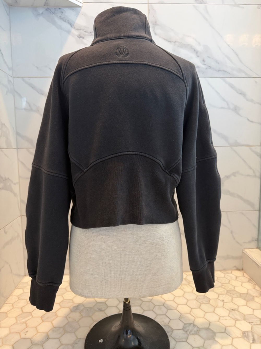 Lululemon Scuba Oversized Funnel Neck Black Sweatshirt Women’s Size XS | S - Picture 6 of 14